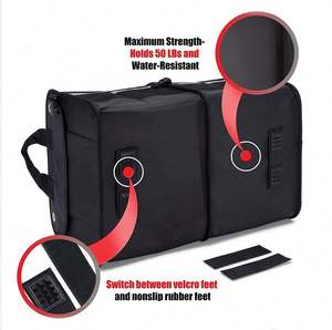 Organizador de maletero SUV con bolsa de refrigeración, organizador de almacenamiento de coche, organizador de coche plegable con varios compartimentos - Product Image 4