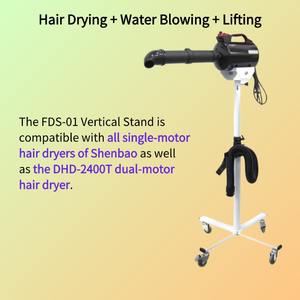 Máquina cepilladora de pelo de pie de altura ajustable para uso en salón de mascotas, secador de pelo para perros, secador y cepillo de pelo para perros todo en uno - Product Image 3