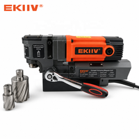 Perceuse magnétique portable Ekiiv MW-50G 220V, mini perceuse électrique sans balais 12-50 mm avec aimant pour métal et plastique