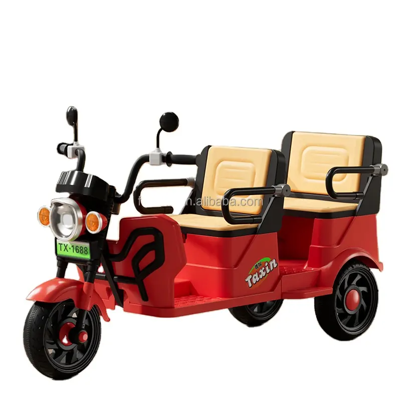 Günstige süße Kinder 2-Sitzer Elektromotor rad/Kinder motorisiertes Trike Elektromotor rad Outdoor Elektro Kinder E-Dreirad