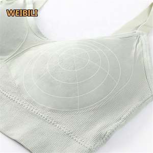 Femmes Casual Workout Wrap Chest Fitness Sleep Yoga Sports <span class=keywords><strong>Brami</strong></span> Clothing Vest Support Crop Tank Top Cami Bra Padded Bralettes - Product Image 6