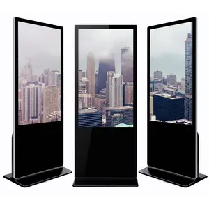 best price free standing advertising screen pcap touch tv advertising player digital indoor signage for catering trade