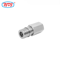 Usine QMA mâle prise femelle 90 degrés RF coaxial adaptateur connecteurs pour RG58 LMR400 RG8 RG223 RG402 câble assemblage