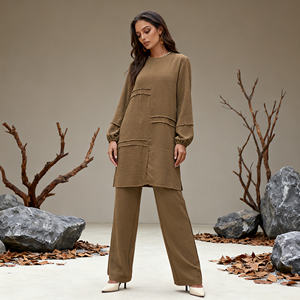 Nuevo Estilo de Vestido Abaya Elegante de Poliéster con Lentejuelas de Lujo para Mujeres Musulmanas, Venta al por Mayor Personalizada para Fiestas y Eventos - Product Image 3