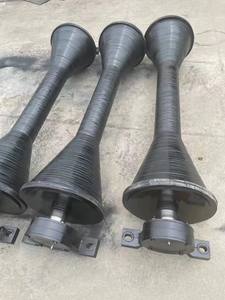 بكرات فولاذية كربونية مخصصة TD75 للناقلات الحزامية، حالة جديدة، مخروطية الشكل، مغطاة بالمطاط، ضمان لمدة سنة واحدة - Product Image 5