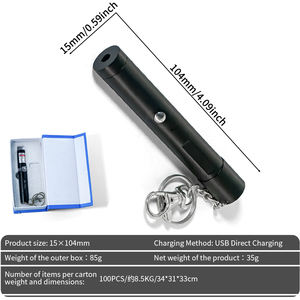 <span class=keywords><strong>Puntero</strong></span> láser de llavero ultraportátil con carga directa USB | Fabricante de confianza con diseño compacto y rendimiento duradero - Product Image 5