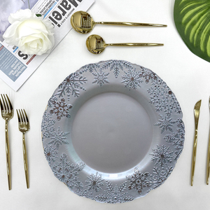 Nouvelles assiettes en verre transparentes, plateaux de service en verre, vente en gros pour la maison et la cuisine - Product Image 6