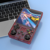 Console de jeu sans fil pour deux joueurs R36 Plus, écran couleur de 4,0 pouces, fonction sans fil, batterie polymère détachable de 64 Go, 128 Go