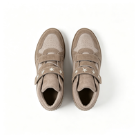 Chaussures montantes rétro PUKETZ à rivets, plateforme épaisse, semelle surélevée, décontractées, sportives, fermeture Velcro, pour hommes et femmes, élégantes, automne-été