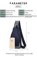 Bolso Bandolera BEARKY para Hombre, Anti-Robo, Color Puro, Lona Ligera y Resistente, Estilo Ejecutivo y Moderno