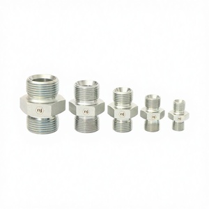 Raccord double mâle BSP forgé en acier inoxydable haute pression pour siège conique à 60 degrés ou joint collé - Product Image 3