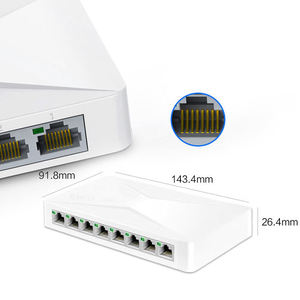 Commutateur de bureau H3C Magic S2E 8 ports 100M, 8 ports Ethernet adaptatifs 10/100M, QoS, SNMP, capacité de commutation 1,6 Gbit/s, réseau non géré - Product Image 2