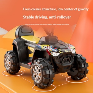 Motocicleta Eléctrica de Plástico para Niños, Cuatrimoto Todoterreno, Vehículo de Playa para Niños y Niñas de <span class=keywords><strong>0</strong></span> a <span class=keywords><strong>1</strong></span> Año, Asiento para Conductor, Funciona con Batería - Product Image 6