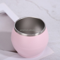 Nouvelles Tasses à Yerba Mate Portables Personnalisables en Acier Inoxydable de 200 ml avec Bombilla et Couvercle – Collection 2026 Emerit – Vente en Gros Tendance