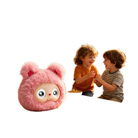 Jouet en peluche interactif vocal IA avec yeux LED, compagnon émotionnel, poupée robot, animal électronique IA, jouet IA mignon de 3,5 pouces