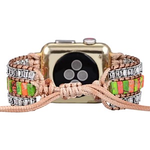 Accessoires populaires faits à la main deux tons pierre <span class=keywords><strong>AppleWatch</strong></span> <span class=keywords><strong>Bracelet</strong></span> <span class=keywords><strong>Bracelet</strong></span> en gros livraison directe - Product Image 2