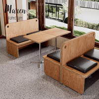 Canapé en cuir de style antique populaire pour café, espace lounge, table et chaises de restaurant occidental