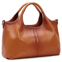 Sac à main hobo en cuir véritable pour femme Iswee, fermeture à glissière, souple, durable, bandoulière, plusieurs poches, design tendance