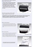 Escáner de Documentos Fujitsu Fi-7180 A4, Resolución Óptica de 600 DPI, USB 3.0, CMOS, Alimentación Dúplex, Velocidad de 50 Páginas, Disponible en Oficina
