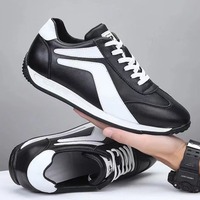 Chaussures Décontractées Personnalisées à Tige en Cuir pour Hommes, Grande Taille, Sneakers Homme en Gros et Bon Marché
