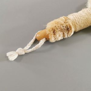 Natural Sisal Dry Body Cleaning Brush with Wooden Handle Exfoliating <b>Bath</b> Brush - Product Image 5