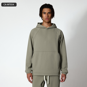 Sweat à capuche polaire à température constante hommes 2025 pull surdimensionné Tech thermorégulateur, sweat-shirt de sport Streetwear de couleur unie - Product Image 1