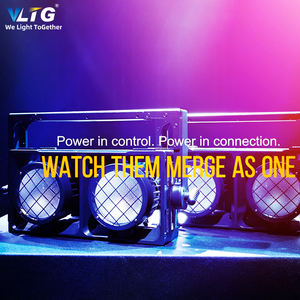 2*300W Deux projecteurs COB à surface avec corps en aluminium blanc chaud RGBW, indice de protection IP65, pour utilisation sur scène, en boîte de nuit et dans les parcs à thème - Product Image 6