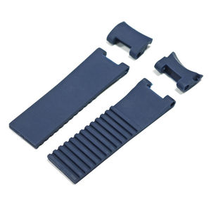 Bracelet de rechange en caoutchouc <span class=keywords><strong>bleu</strong></span> 22 mm pour montre marine Ulysse Nardin, série Marine - Product Image 1