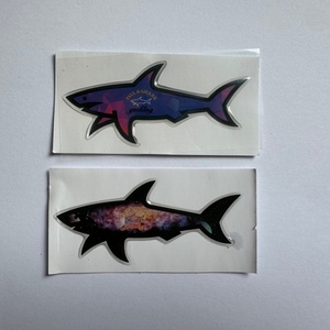 Autocollants en cristal imperméables et écologiques personnalisés de Paul and Shark, en forme de requin, drapeau de la Palestine, de <span class=keywords><strong>Marseille</strong></span> - Product Image 2