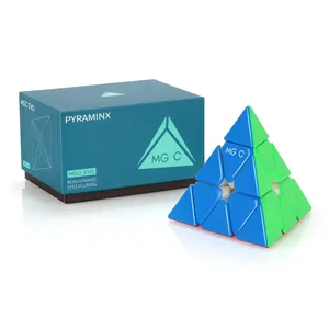Yongjun EVO EVO piramit küpleri 3X3 manyetik hız sihirli küpler üçgen 3x3x3 küp rekabet için