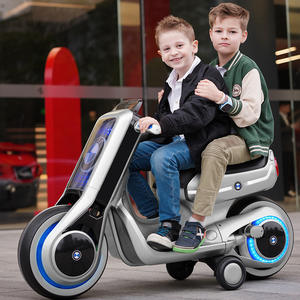 Motocicleta eléctrica recargable Smt Kids para niños de 5 a 7 años con luces LED y asientos dobles - Product Image 5