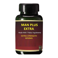 Capsules d'amélioration masculine OEM GMP pour l'agrandissement, l'épaississement et la croissance, à base de racine de Maca Noire Plus, pour hommes