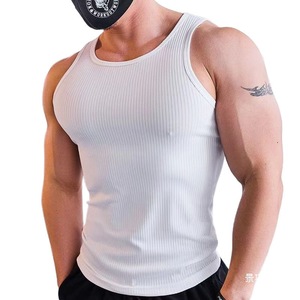 Áo ba lỗ thể thao nam in logo tùy chỉnh giá rẻ, áo ba lỗ nam chất liệu gân, áo ba lỗ nam in logo theo yêu cầu - Product Image 1