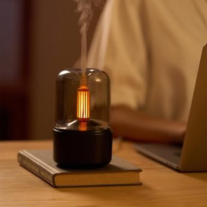 New Design USB Tabletop <b>Essential</b> <b>Oil</b> <b>Diffuser</b> Ultrasonic Air Humidifier LED Light App-Controlled 1 Year Warranty Household - Product Image 5