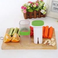 Multifunctionele fruit- en groentesnijder voor komkommer, aardbei en druif