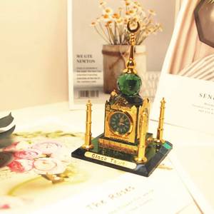 Décoration de maison musulmane, sculpture en verre cristal de la Kaaba, ornements du Ramadan, artisanat en résine, cadeaux et accessoires décoratifs - Product Image 3