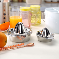 Keukengereedschap Handmatige Pers Roestvrijstalen 304 Citroenpers Kom Citrusvruchten Juicer Sinaasappelsap Pers Potten Squeezer Metaal