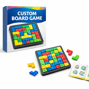 Professional Custom Board Game OEM Service Factory Durable Plastic Material Strategy Table Game Custom Logo for Kids Family - Product Image 1