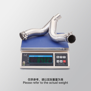 Système d'échappement pour moto <span class=keywords><strong>Monster</strong></span> <span class=keywords><strong>950</strong></span>/937 2021 2022 2023, tuyau de liaison intermédiaire en acier inoxydable, connexion d'origine - Product Image 6