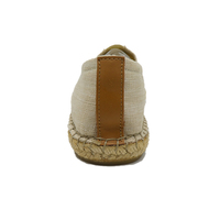 Sandales plates d'été pour hommes, couleur unie, en lin, confortables, chaussures en toile, baskets respirantes pour femmes, espadrilles en lin de qualité