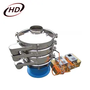 Automatic 600mm Diameter 1-4 Layers Stainless Steel Rotary Vibratory Sifter Sieve For Fine Lactose Powder