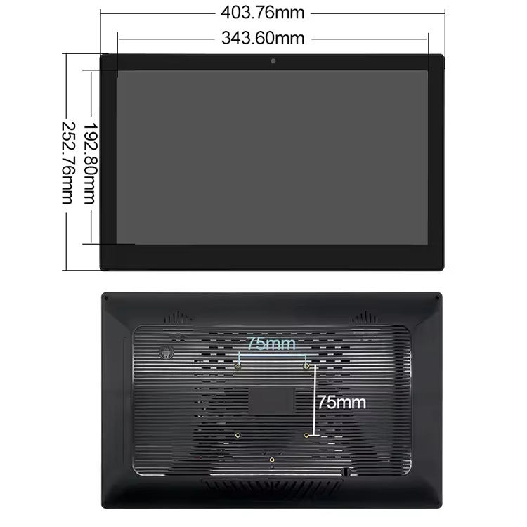 Bolinia 15.6 Inch Industrial Tablet IPS1920*1080 Capacitive Touch Screen Pure Flat RK3288 2G+16G Android All-in-One Panel PC 1