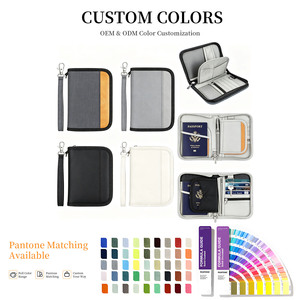 Custom Luxury Rfid <strong>Document</strong> Organizer Bag Waterproof Wallet <strong>Travel</strong> Passport <strong>Holder</strong> - Product Image 4