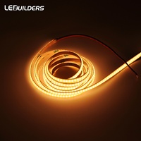 Bande LED Cob Garantie 3 Ans 600LEDs/m CE RoHS 24V Blanc Chaud 1800K Cuivre 5mm PCB IP65 Contrôle par Application Haut CRI 90 Guirlande Lumineuse