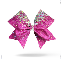 Nouveau nœud de cheerleading à paillettes fait main avec bande élastique pour équipe de cheerleading, nœud de cheerleading personnalisé