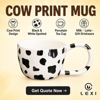 Mug à café en céramique créatif à imprimé vache, tasse à thé en porcelaine mignonne à pois noirs et blancs pour la maison, le bureau, le lait, le latte, cadeau, vaisselle