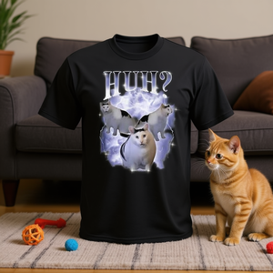 เสื้อยืดลายแมวฮูห์ แคท ชอนกี้ มีม สำหรับคนรักแมว - Product Image 3