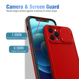 2 en 1 TPU PC casos deslizante cubierta de la Lente de la cámara del teléfono móvil Para funda Para <span class=keywords><strong>Xiaomi</strong></span> Redmi Nota 10 9 9S 8 Pro Max 9A <span class=keywords><strong>9C</strong></span> - Product Image 2