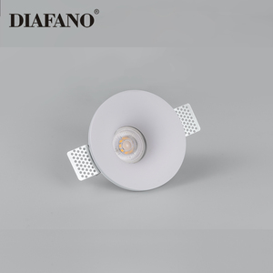 Đèn downlight <span class=keywords><strong>LED</strong></span> âm trần hiện đại IP20, kiểu vuông/tròn, không viền, chất liệu thạch cao, dùng bóng <span class=keywords><strong>GU10</strong></span>, giá cho nhà ở - Product Image 5