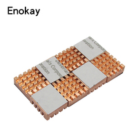 Prix le moins cher dissipateur thermique en cuivre pour tablette Pc ordinateur portable dissipateur thermique pour Raspberry Pi Pi2 Pi3 modèle B